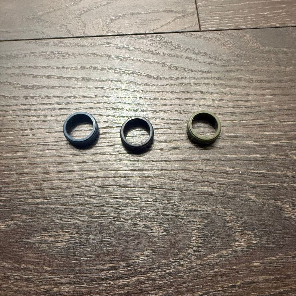3 Men’s Size 10 Silicone Rings